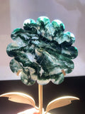 Moss agate flower
